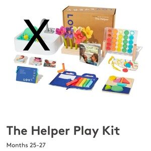 LOVEVERY The Helper Mintessori Play Kit 25-27 months - Like New